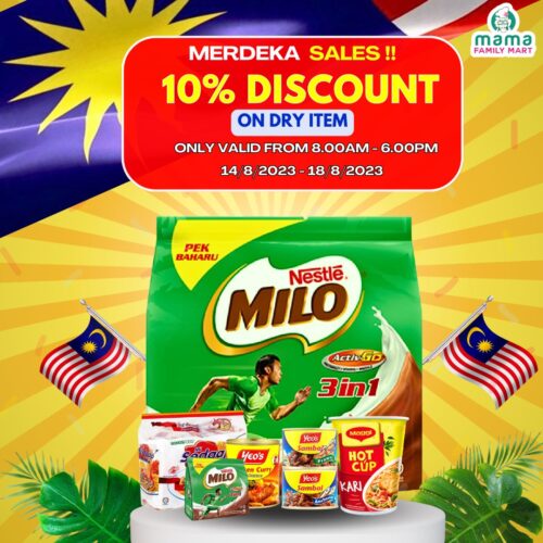 Merdeka Sales Promotion at Mama Family Mart
