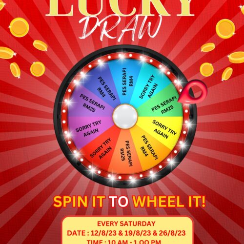 Mama Family Mart Promotion, Lucky Draw (Spin The Wheel)