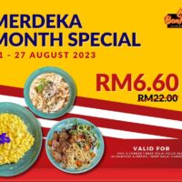 Merdeka Month Special Promotion at Bonfire Serapi Garden Cafe